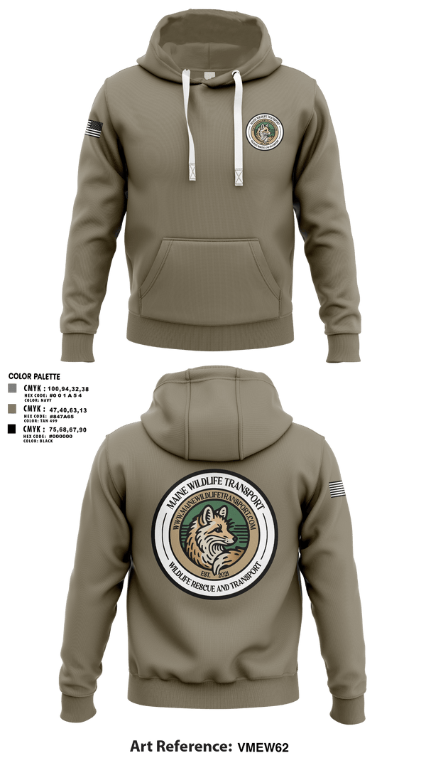 Hoodie, Maine Wildlife Transport, , Teamtime, Team time, sublimation, custom sports apparel, team uniforms, spirit wear, spiritwear, sports uniforms, custom shirts, team store, custom team store, fundraiser sports, apparel fundraiser