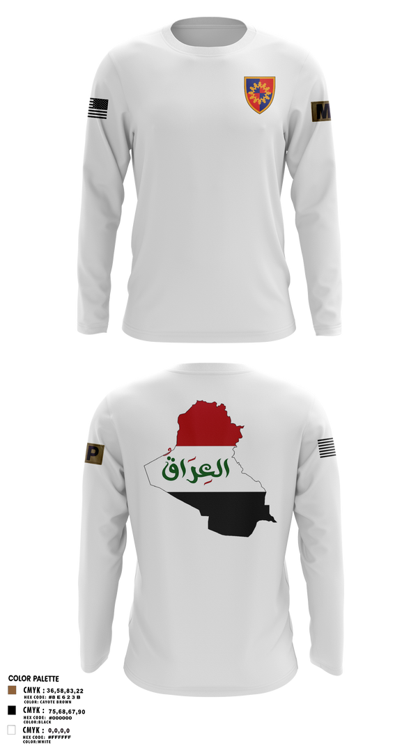 Long Sleeve Performance Shirt, 617th MP DET, , Teamtime, Team time, sublimation, custom sports apparel, team uniforms, spirit wear, spiritwear, sports uniforms, custom shirts, team store, custom team store, fundraiser sports, apparel fundraiser