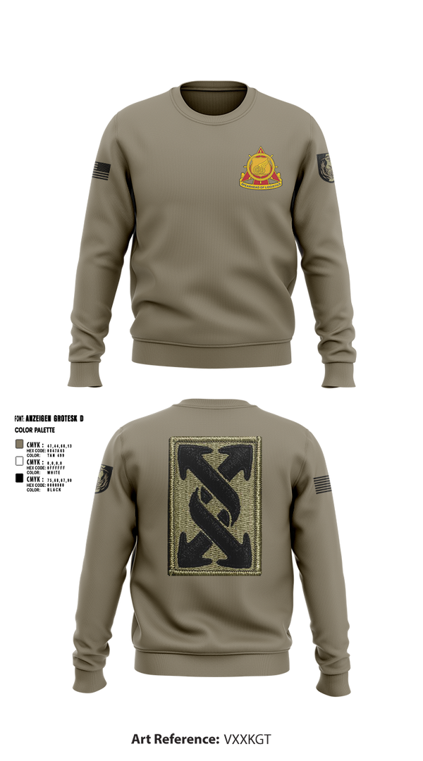 Crew Neck Sweatshirt, 441st transportation company, Army, Teamtime, Team time, sublimation, custom sports apparel, team uniforms, spirit wear, spiritwear, sports uniforms, custom shirts, team store, custom team store, fundraiser sports, apparel fundraiser