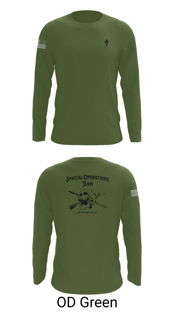 Long Sleeve Performance Shirt, Special Operations Team, , Teamtime, Team time, sublimation, custom sports apparel, team uniforms, spirit wear, spiritwear, sports uniforms, custom shirts, team store, custom team store, fundraiser sports, apparel fundraiser