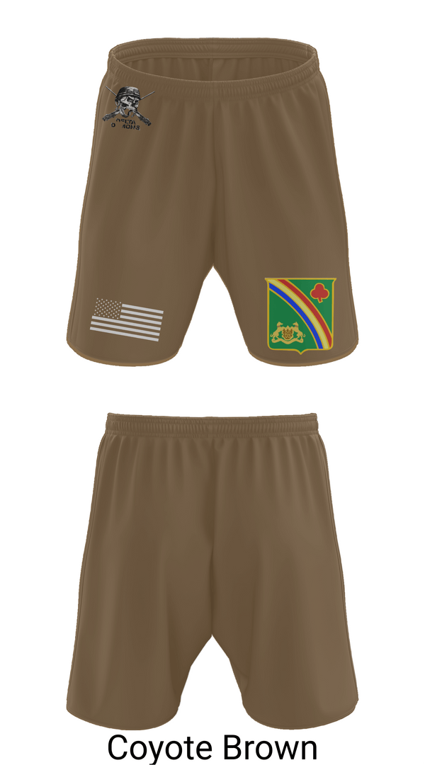 Athletic Shorts With Pockets, 1st Battalion 69th Infantry Regiment, Army, Teamtime, Team time, sublimation, custom sports apparel, team uniforms, spirit wear, spiritwear, sports uniforms, custom shirts, team store, custom team store, fundraiser sports, apparel fundraiser