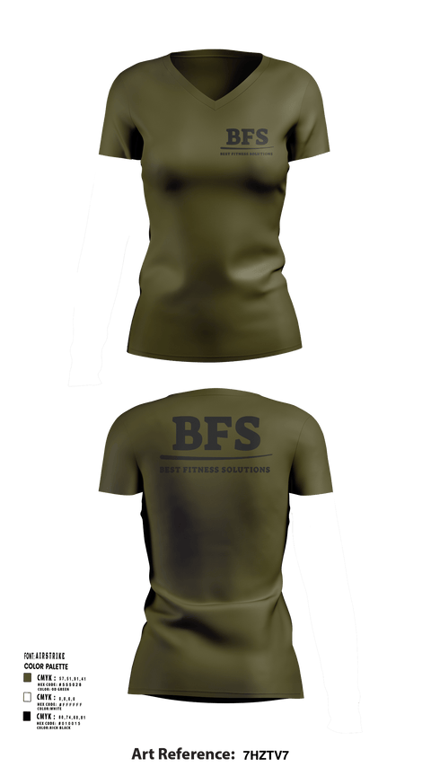 Womens Short Sleeve Vneck Shirt, BEST FITNESS SOLUTIONS, , Teamtime, Team time, sublimation, custom sports apparel, team uniforms, spirit wear, spiritwear, sports uniforms, custom shirts, team store, custom team store, fundraiser sports, apparel fundraiser