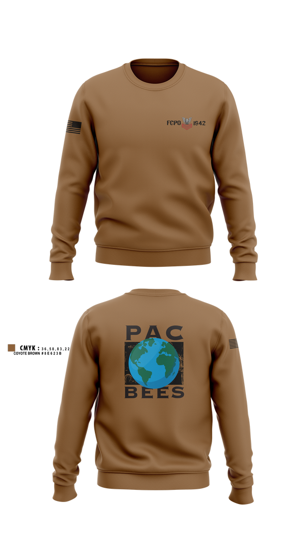 Crew Neck Sweatshirt, NMCB 4, Navy, Teamtime, Team time, sublimation, custom sports apparel, team uniforms, spirit wear, spiritwear, sports uniforms, custom shirts, team store, custom team store, fundraiser sports, apparel fundraiser