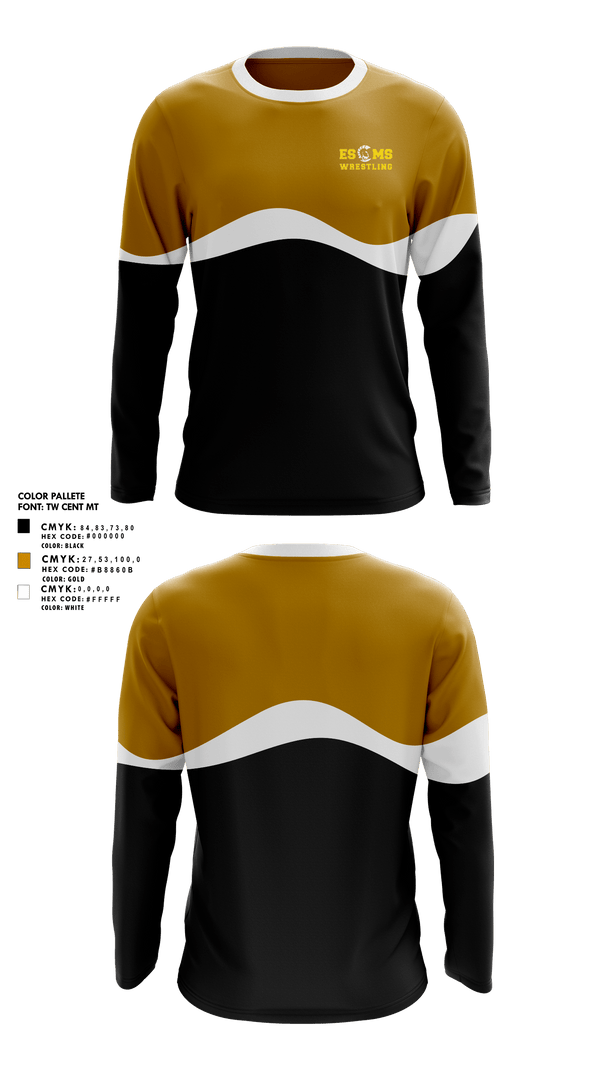 Long Sleeve Performance Shirt, El Sausal Middle School, Spirit Store, Teamtime, Team time, sublimation, custom sports apparel, team uniforms, spirit wear, spiritwear, sports uniforms, custom shirts, team store, custom team store, fundraiser sports, apparel fundraiser