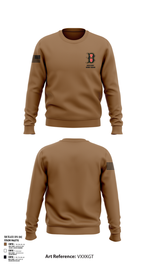 Crew Neck Sweatshirt, 387th EOD, , Teamtime, Team time, sublimation, custom sports apparel, team uniforms, spirit wear, spiritwear, sports uniforms, custom shirts, team store, custom team store, fundraiser sports, apparel fundraiser