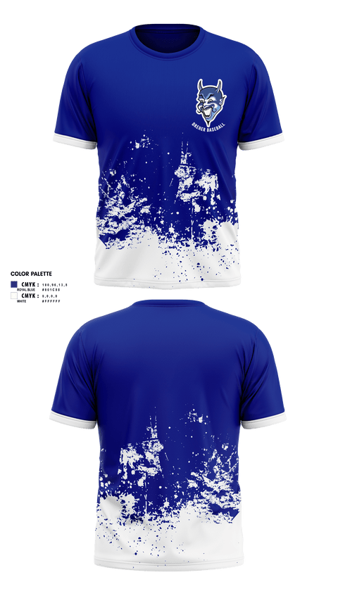 Short Sleeve Performance Shirt, Dreher High School Baseball, Baseball, Teamtime, Team time, sublimation, custom sports apparel, team uniforms, spirit wear, spiritwear, sports uniforms, custom shirts, team store, custom team store, fundraiser sports, apparel fundraiser