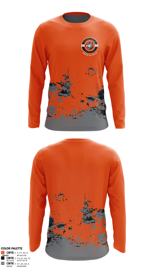 Long Sleeve Performance Shirt, Living Rock Academy Track and Field, Track & Field, Teamtime, Team time, sublimation, custom sports apparel, team uniforms, spirit wear, spiritwear, sports uniforms, custom shirts, team store, custom team store, fundraiser sports, apparel fundraiser