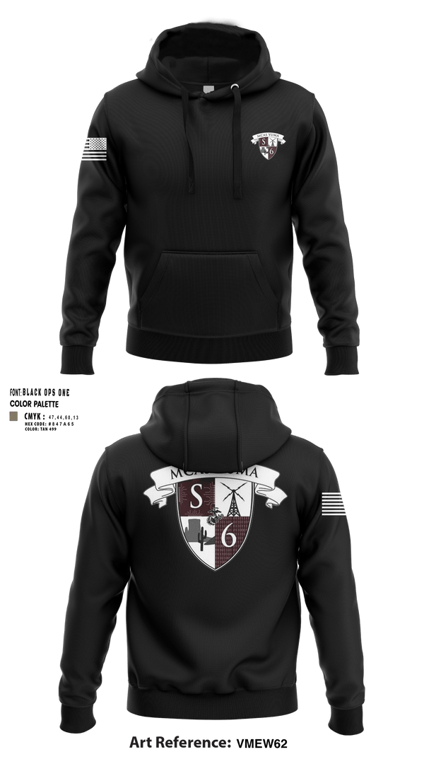 Hoodie, MCAS Yuma Station S6, Marines, Teamtime, Team time, sublimation, custom sports apparel, team uniforms, spirit wear, spiritwear, sports uniforms, custom shirts, team store, custom team store, fundraiser sports, apparel fundraiser