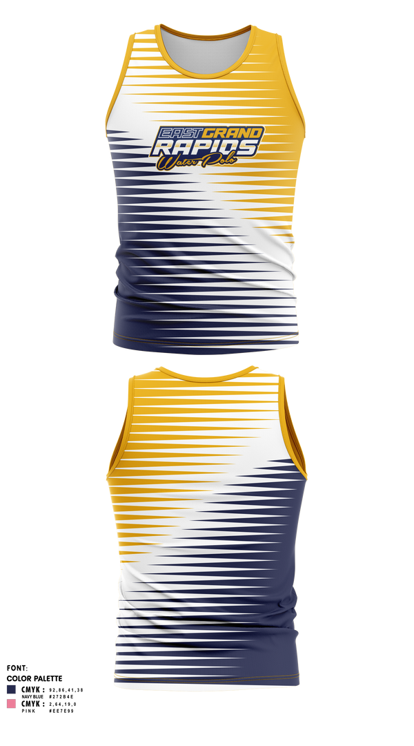 Tank Top, East Grand Rapids, Water Polo, Teamtime, Team time, sublimation, custom sports apparel, team uniforms, spirit wear, spiritwear, sports uniforms, custom shirts, team store, custom team store, fundraiser sports, apparel fundraiser