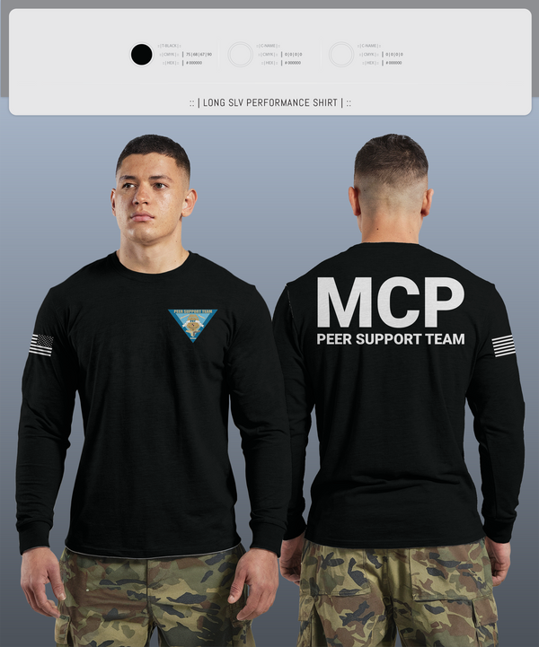 Long Sleeve Performance Shirt, Montgomery County Police Peer Support Team, Police, Teamtime, Team time, sublimation, custom sports apparel, team uniforms, spirit wear, spiritwear, sports uniforms, custom shirts, team store, custom team store, fundraiser sports, apparel fundraiser