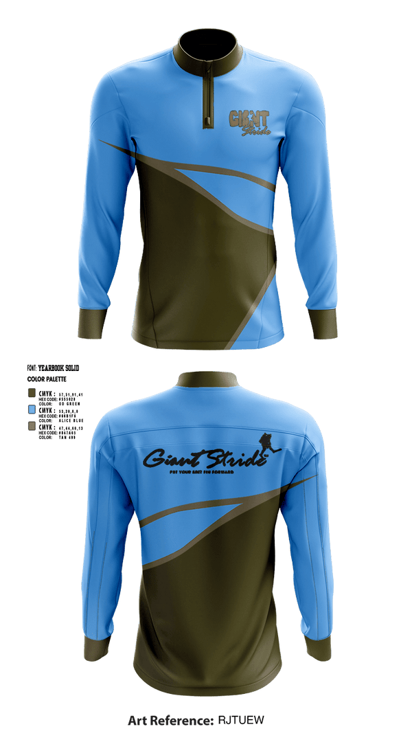 Quarter Zip Jacket, Giant Stride KSAGiant Stride Global, Water Polo, Teamtime, Team time, sublimation, custom sports apparel, team uniforms, spirit wear, spiritwear, sports uniforms, custom shirts, team store, custom team store, fundraiser sports, apparel fundraiser