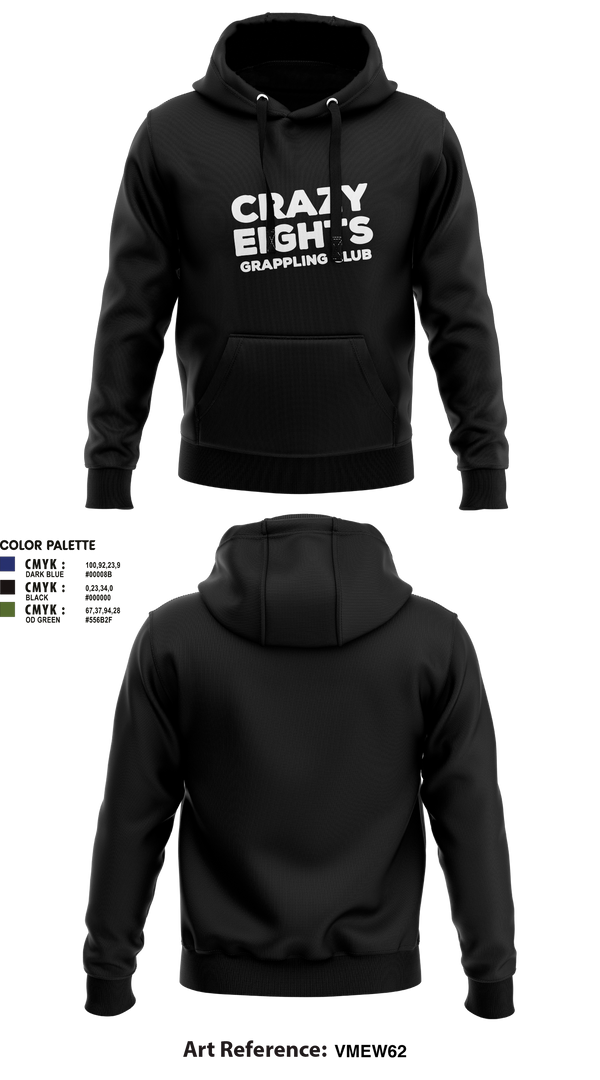 Hoodie, Crazy Eights Grappling Club, Wrestling, Teamtime, Team time, sublimation, custom sports apparel, team uniforms, spirit wear, spiritwear, sports uniforms, custom shirts, team store, custom team store, fundraiser sports, apparel fundraiser