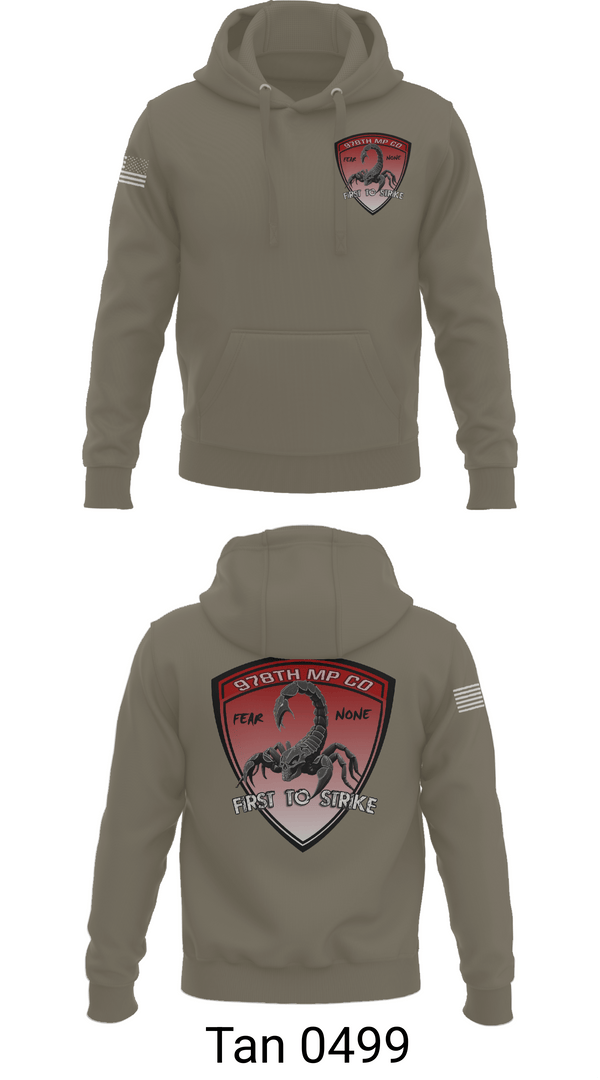 Hoodie, 978th Military Police Company, , Teamtime, Team time, sublimation, custom sports apparel, team uniforms, spirit wear, spiritwear, sports uniforms, custom shirts, team store, custom team store, fundraiser sports, apparel fundraiser