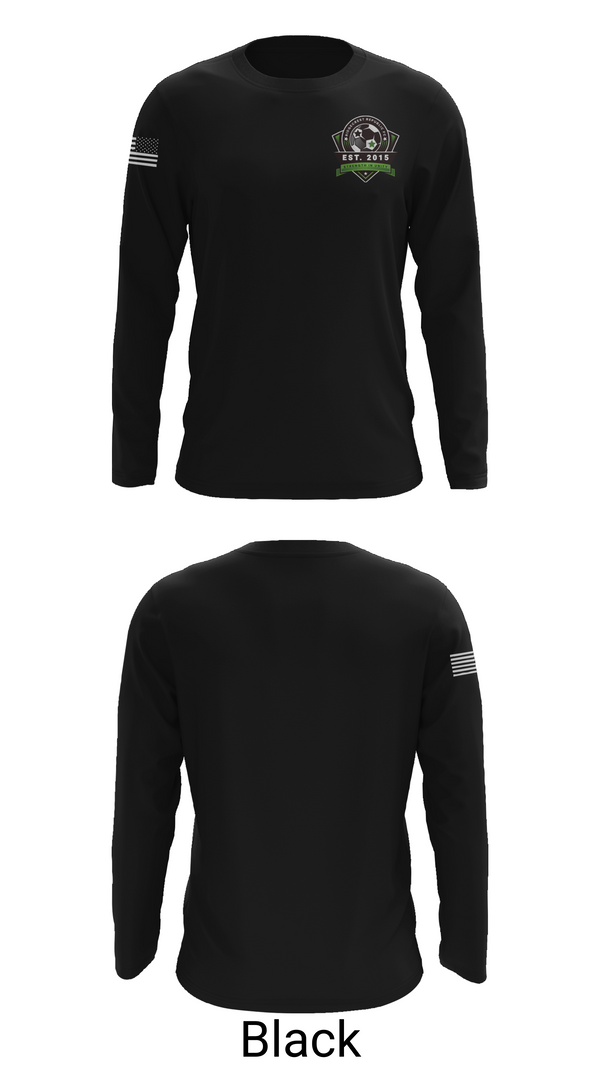 Long Sleeve Performance Shirt, Ridgecrest Republic FC, Women's Soccer, Teamtime, Team time, sublimation, custom sports apparel, team uniforms, spirit wear, spiritwear, sports uniforms, custom shirts, team store, custom team store, fundraiser sports, apparel fundraiser