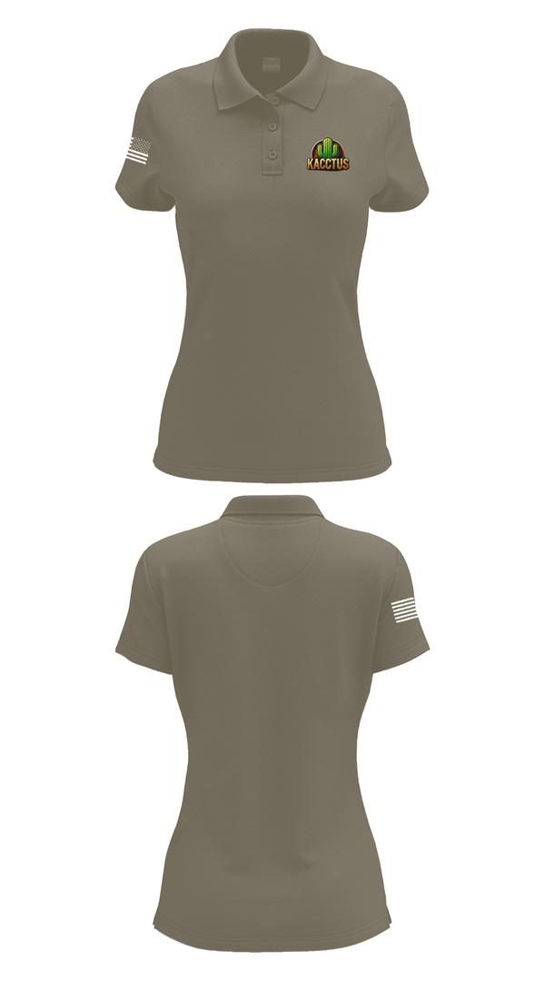 Womens Short Sleeve Performance Polo, Kacctus, E-Sports, Teamtime, Team time, sublimation, custom sports apparel, team uniforms, spirit wear, spiritwear, sports uniforms, custom shirts, team store, custom team store, fundraiser sports, apparel fundraiser