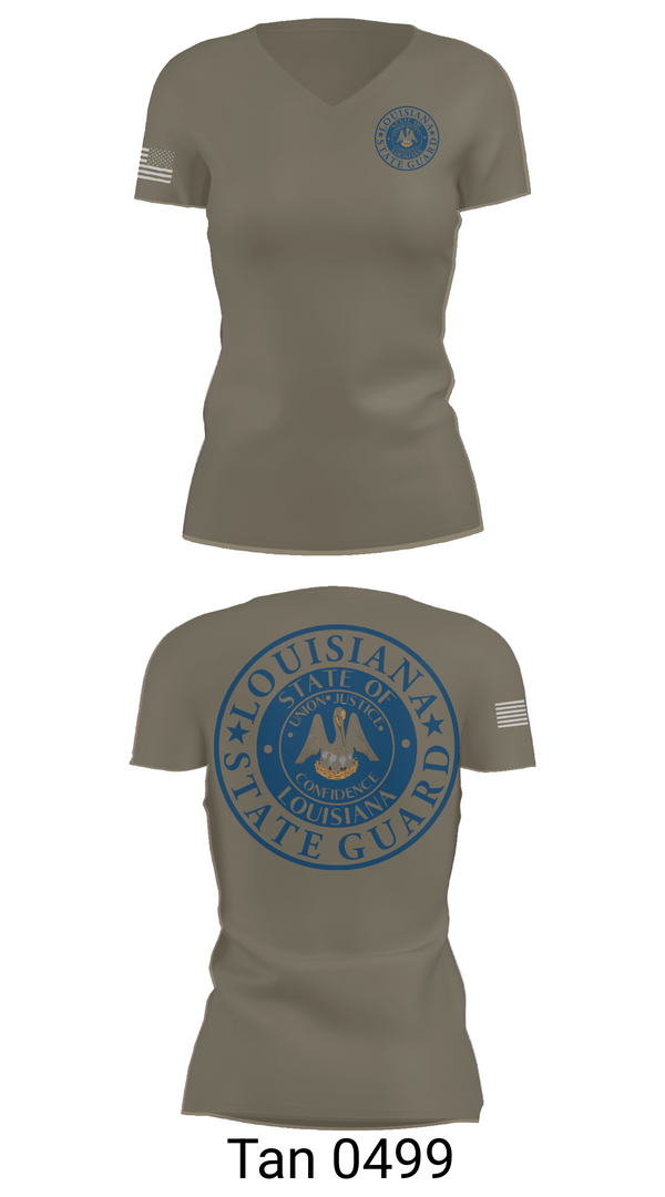 Womens Short Sleeve Vneck Shirt, 1st Area Command, , Teamtime, Team time, sublimation, custom sports apparel, team uniforms, spirit wear, spiritwear, sports uniforms, custom shirts, team store, custom team store, fundraiser sports, apparel fundraiser