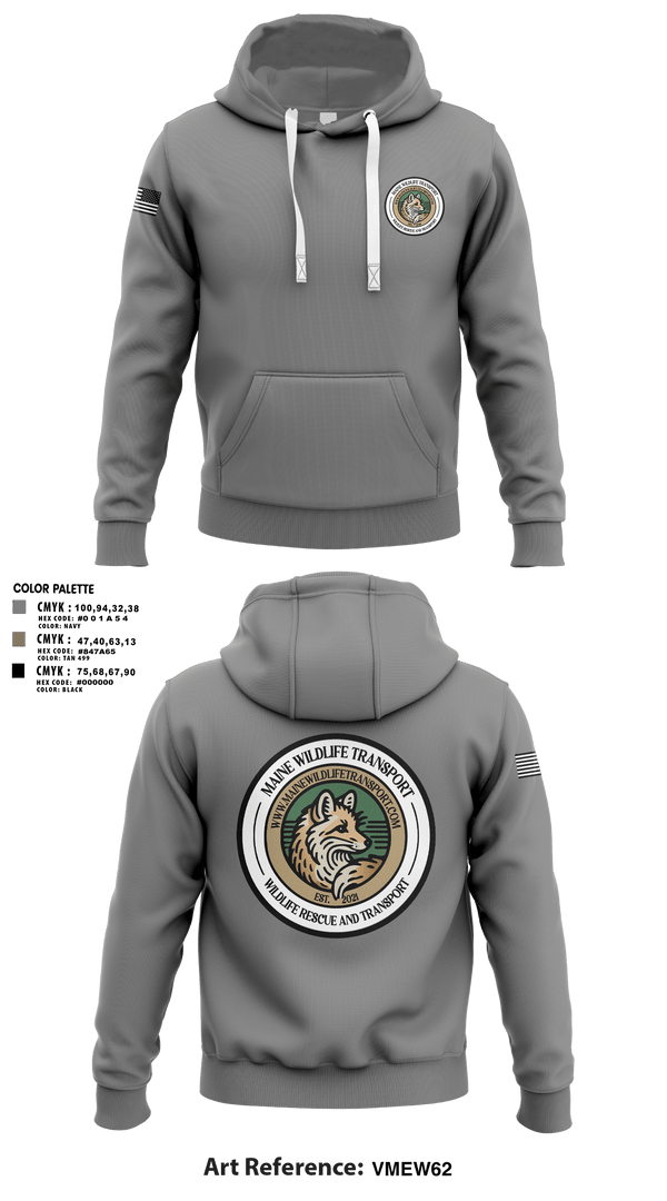 Hoodie, Maine Wildlife Transport, , Teamtime, Team time, sublimation, custom sports apparel, team uniforms, spirit wear, spiritwear, sports uniforms, custom shirts, team store, custom team store, fundraiser sports, apparel fundraiser