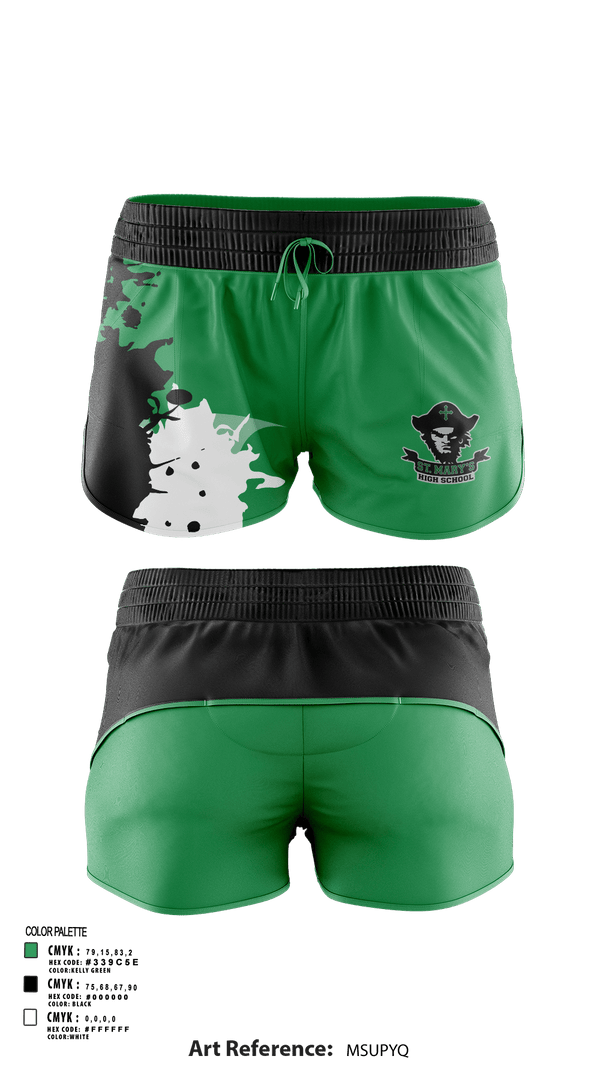 Track Shorts, Saint Mary's High School Track & Field, Track & Field, Teamtime, Team time, sublimation, custom sports apparel, team uniforms, spirit wear, spiritwear, sports uniforms, custom shirts, team store, custom team store, fundraiser sports, apparel fundraiser