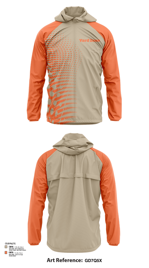 Windbreaker, Yard Zone, , Teamtime, Team time, sublimation, custom sports apparel, team uniforms, spirit wear, spiritwear, sports uniforms, custom shirts, team store, custom team store, fundraiser sports, apparel fundraiser