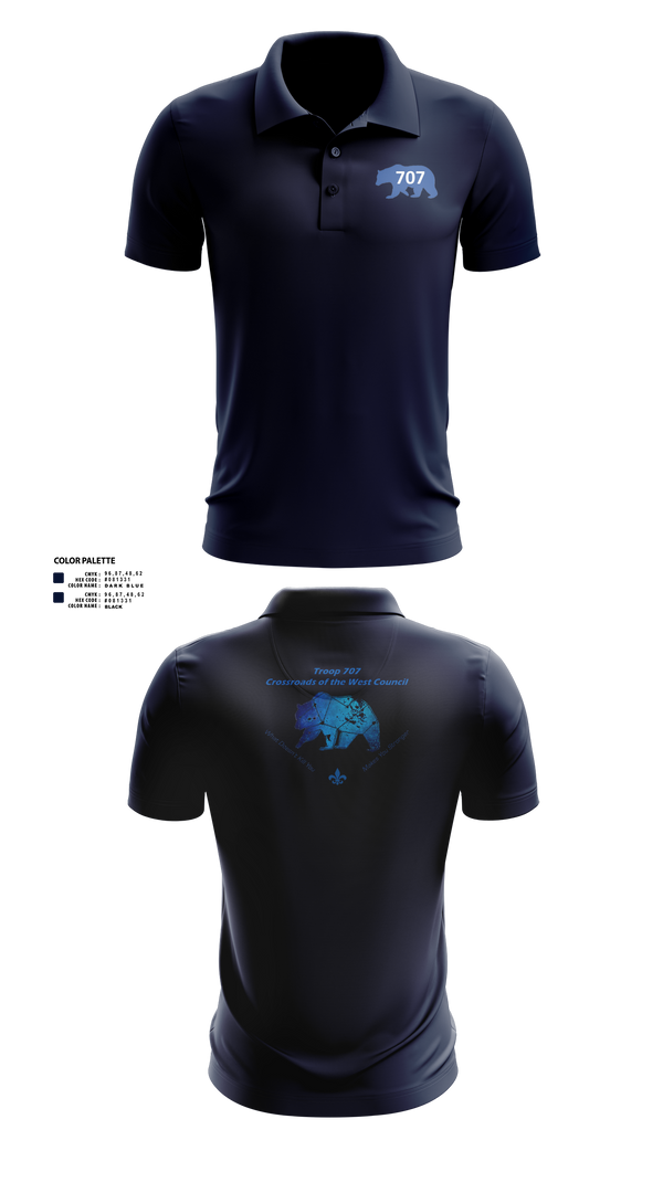 Short Sleeve Performance Polo, The Baden Powell Legacy Foundation, , Teamtime, Team time, sublimation, custom sports apparel, team uniforms, spirit wear, spiritwear, sports uniforms, custom shirts, team store, custom team store, fundraiser sports, apparel fundraiser