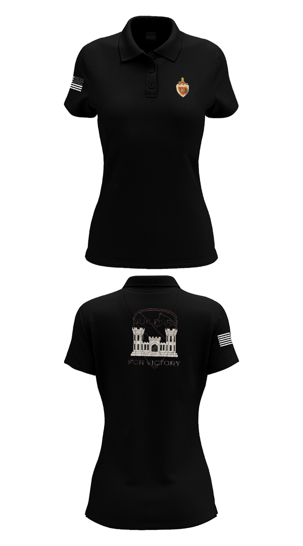 Womens Short Sleeve Performance Polo, 3 EN BN, , Teamtime, Team time, sublimation, custom sports apparel, team uniforms, spirit wear, spiritwear, sports uniforms, custom shirts, team store, custom team store, fundraiser sports, apparel fundraiser