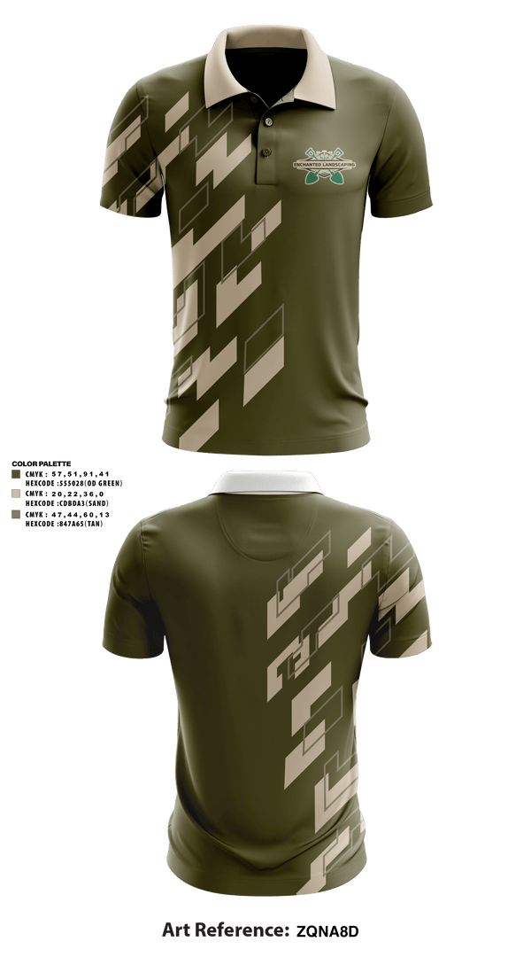 Short Sleeve Performance Polo, Enchanted Landscaping, , Teamtime, Team time, sublimation, custom sports apparel, team uniforms, spirit wear, spiritwear, sports uniforms, custom shirts, team store, custom team store, fundraiser sports, apparel fundraiser