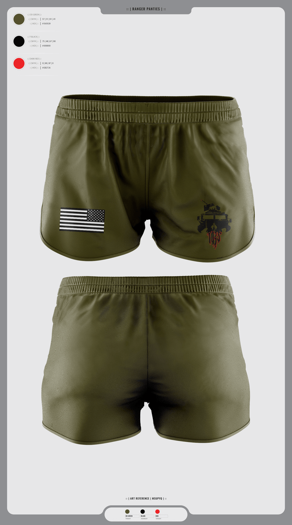 Ranger Panties, The Basic School, Marines, Teamtime, Team time, sublimation, custom sports apparel, team uniforms, spirit wear, spiritwear, sports uniforms, custom shirts, team store, custom team store, fundraiser sports, apparel fundraiser