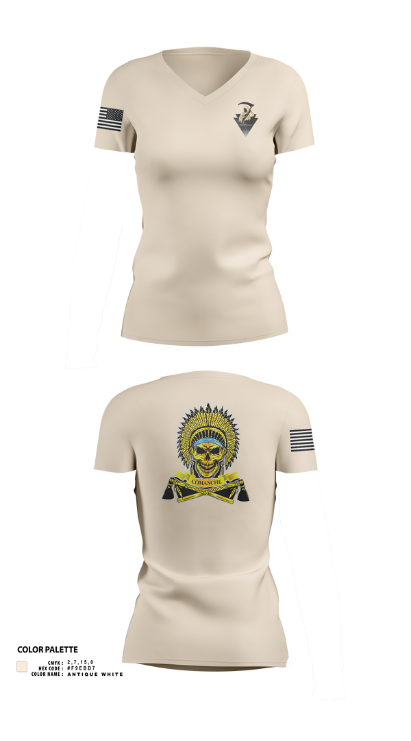 Womens Short Sleeve Vneck Shirt, Nightmare PLT, , Teamtime, Team time, sublimation, custom sports apparel, team uniforms, spirit wear, spiritwear, sports uniforms, custom shirts, team store, custom team store, fundraiser sports, apparel fundraiser