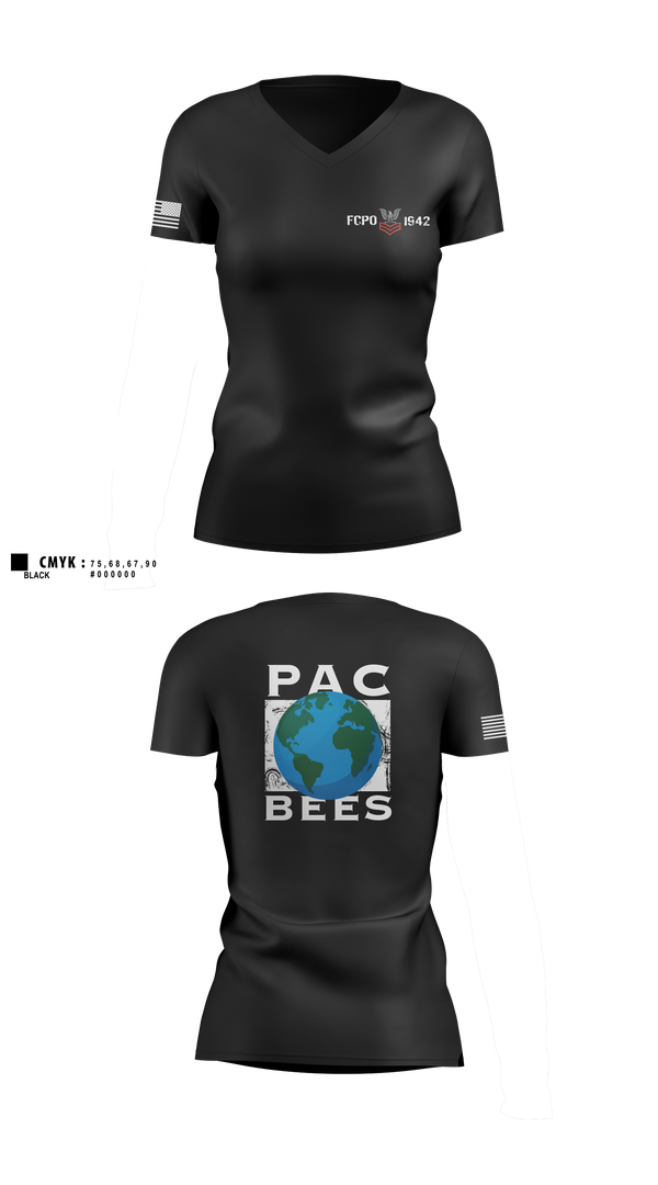 Womens Short Sleeve Vneck Shirt, NMCB 4, Navy, Teamtime, Team time, sublimation, custom sports apparel, team uniforms, spirit wear, spiritwear, sports uniforms, custom shirts, team store, custom team store, fundraiser sports, apparel fundraiser
