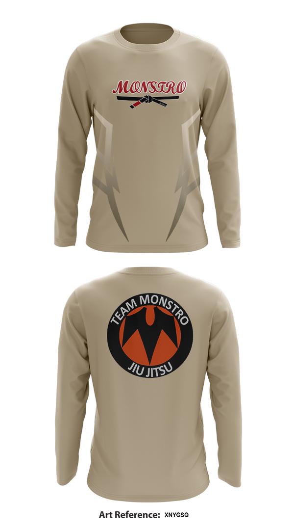 Long Sleeve Performance Shirt, Team Monstro Jiu Jitsu, , Teamtime, Team time, sublimation, custom sports apparel, team uniforms, spirit wear, spiritwear, sports uniforms, custom shirts, team store, custom team store, fundraiser sports, apparel fundraiser