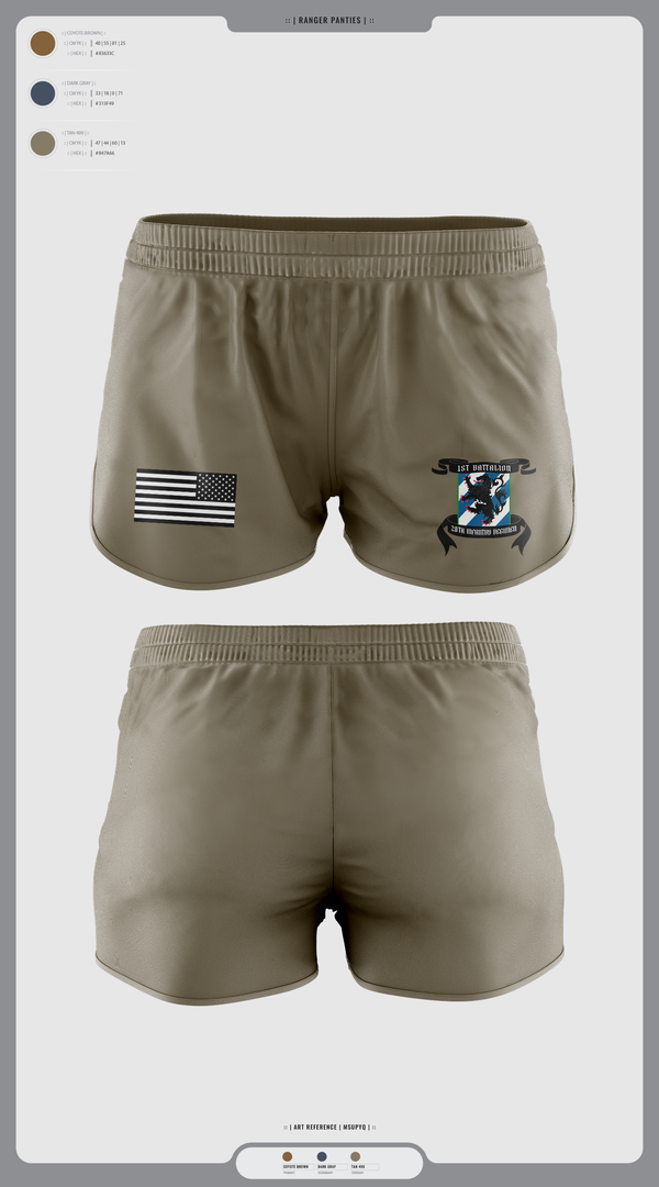Ranger Panties, 1-28 Infantry battalion, , Teamtime, Team time, sublimation, custom sports apparel, team uniforms, spirit wear, spiritwear, sports uniforms, custom shirts, team store, custom team store, fundraiser sports, apparel fundraiser