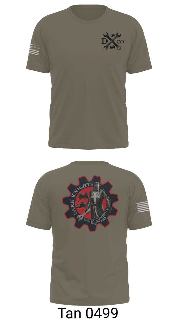 Short Sleeve Performance Shirt, D Co. 2-158th AHB, , Teamtime, Team time, sublimation, custom sports apparel, team uniforms, spirit wear, spiritwear, sports uniforms, custom shirts, team store, custom team store, fundraiser sports, apparel fundraiser