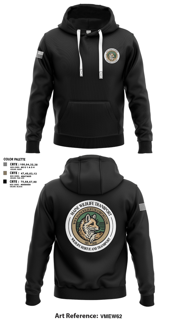 Hoodie, Maine Wildlife Transport, , Teamtime, Team time, sublimation, custom sports apparel, team uniforms, spirit wear, spiritwear, sports uniforms, custom shirts, team store, custom team store, fundraiser sports, apparel fundraiser