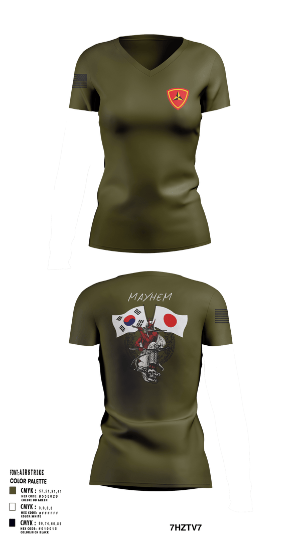 Womens Short Sleeve Vneck Shirt, 3/11 Mayhem, , Teamtime, Team time, sublimation, custom sports apparel, team uniforms, spirit wear, spiritwear, sports uniforms, custom shirts, team store, custom team store, fundraiser sports, apparel fundraiser