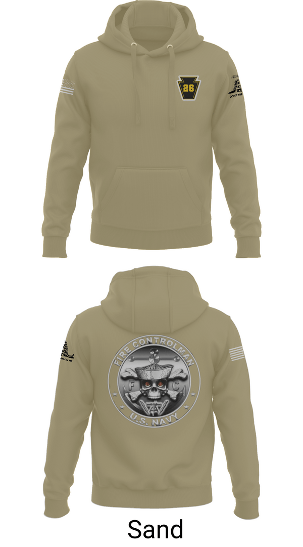 Hoodie, Fire Controlman, Navy, Teamtime, Team time, sublimation, custom sports apparel, team uniforms, spirit wear, spiritwear, sports uniforms, custom shirts, team store, custom team store, fundraiser sports, apparel fundraiser
