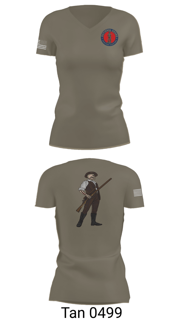 Womens Short Sleeve Vneck Shirt, , National Guard, Teamtime, Team time, sublimation, custom sports apparel, team uniforms, spirit wear, spiritwear, sports uniforms, custom shirts, team store, custom team store, fundraiser sports, apparel fundraiser