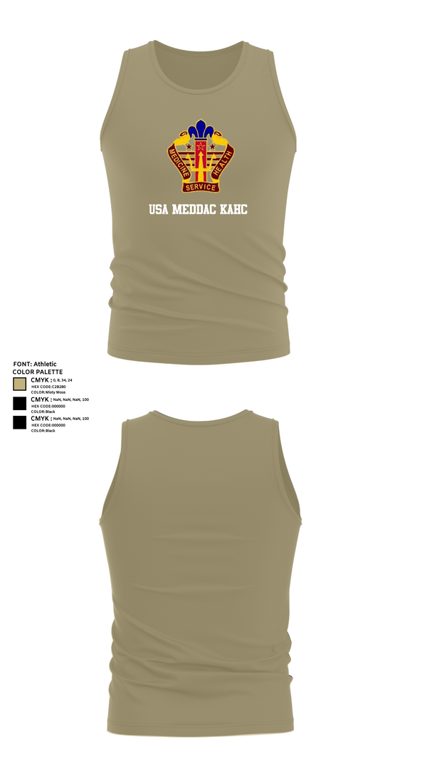 Tank Top, USA MEDDAC KAHC, Army, Teamtime, Team time, sublimation, custom sports apparel, team uniforms, spirit wear, spiritwear, sports uniforms, custom shirts, team store, custom team store, fundraiser sports, apparel fundraiser