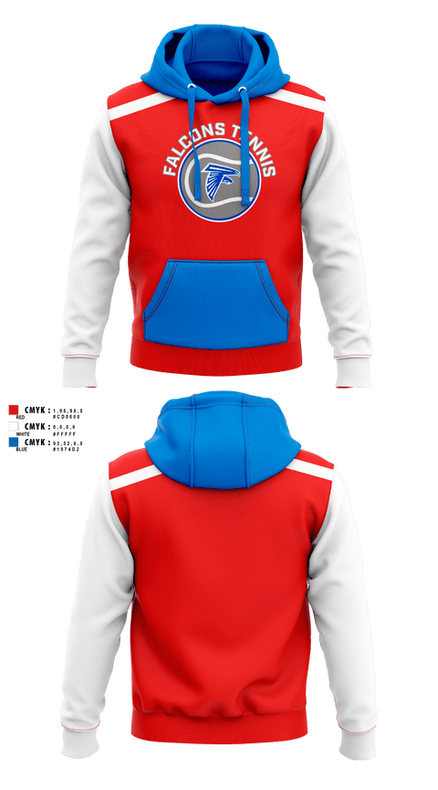 Hoodie, Atwater High School Tennis, Tennis, Teamtime, Team time, sublimation, custom sports apparel, team uniforms, spirit wear, spiritwear, sports uniforms, custom shirts, team store, custom team store, fundraiser sports, apparel fundraiser