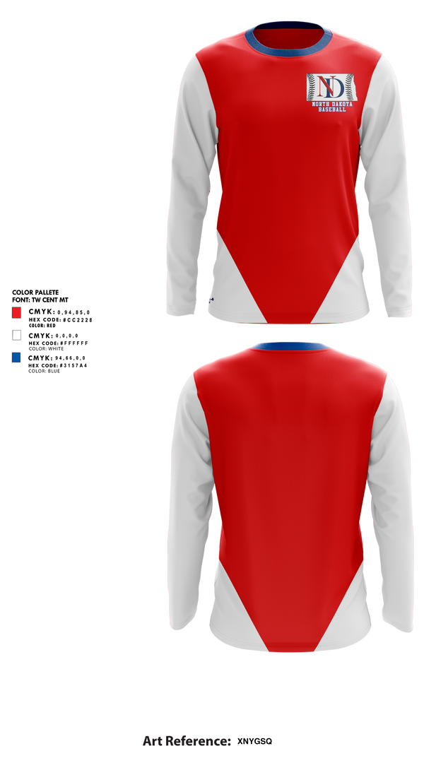 Long Sleeve Performance Shirt, North Dakota Baseball, Baseball, Teamtime, Team time, sublimation, custom sports apparel, team uniforms, spirit wear, spiritwear, sports uniforms, custom shirts, team store, custom team store, fundraiser sports, apparel fundraiser