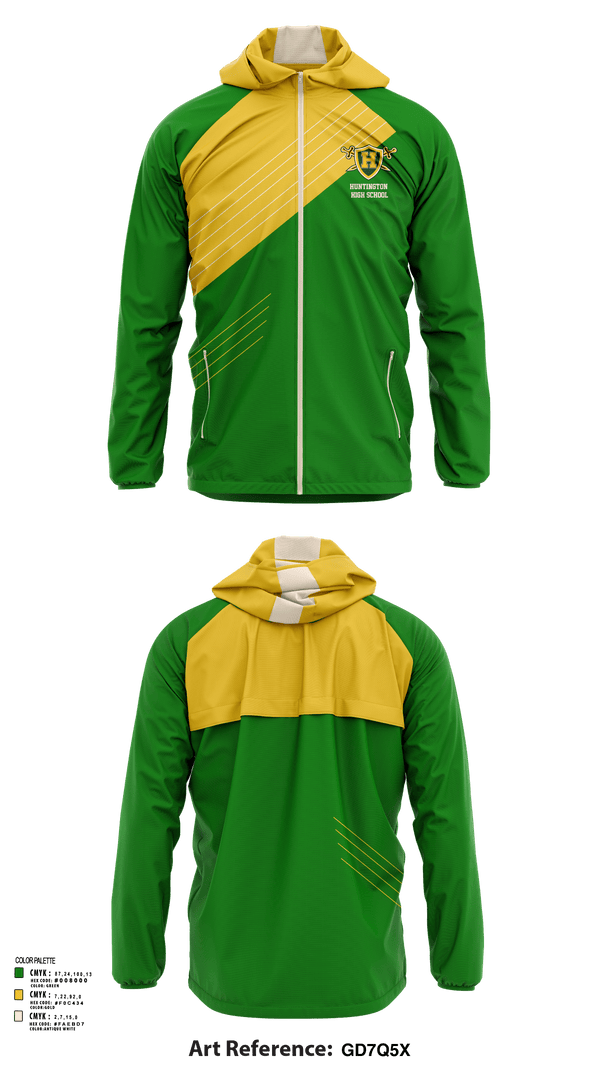 Windbreaker, Huntington High School, Tennis, Teamtime, Team time, sublimation, custom sports apparel, team uniforms, spirit wear, spiritwear, sports uniforms, custom shirts, team store, custom team store, fundraiser sports, apparel fundraiser