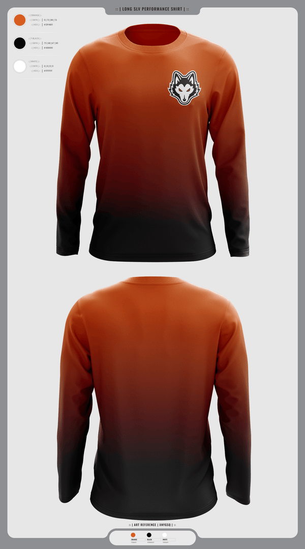 Long Sleeve Performance Shirt, Pawhuska High School Baseball, Baseball, Teamtime, Team time, sublimation, custom sports apparel, team uniforms, spirit wear, spiritwear, sports uniforms, custom shirts, team store, custom team store, fundraiser sports, apparel fundraiser