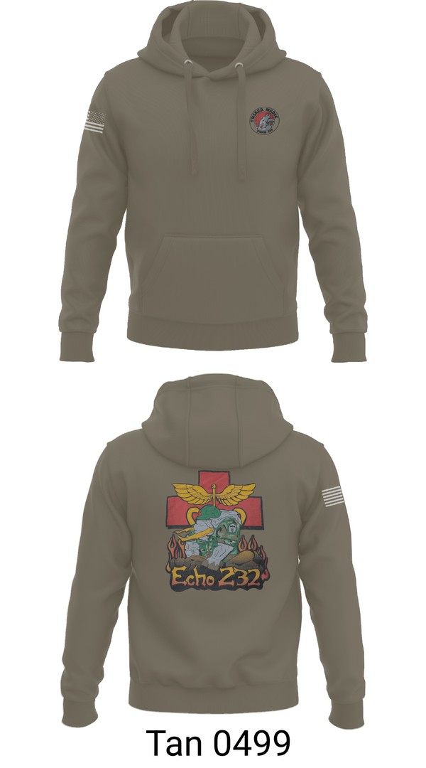 Hoodie, Echo Company 232nd battalion, Army, Teamtime, Team time, sublimation, custom sports apparel, team uniforms, spirit wear, spiritwear, sports uniforms, custom shirts, team store, custom team store, fundraiser sports, apparel fundraiser