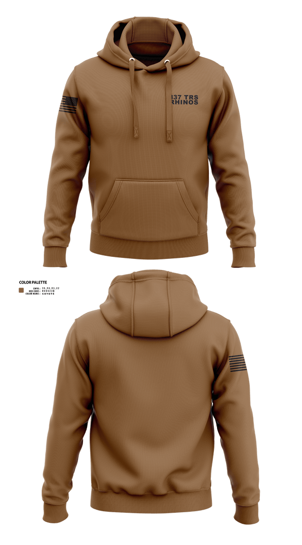 Hoodie, 837 TRS Rhinos, Air Force, Teamtime, Team time, sublimation, custom sports apparel, team uniforms, spirit wear, spiritwear, sports uniforms, custom shirts, team store, custom team store, fundraiser sports, apparel fundraiser