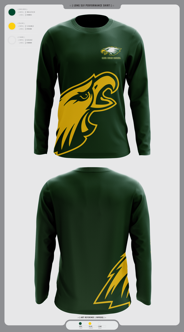 Long Sleeve Performance Shirt, Omaha Eagles Baseball, Baseball, Teamtime, Team time, sublimation, custom sports apparel, team uniforms, spirit wear, spiritwear, sports uniforms, custom shirts, team store, custom team store, fundraiser sports, apparel fundraiser