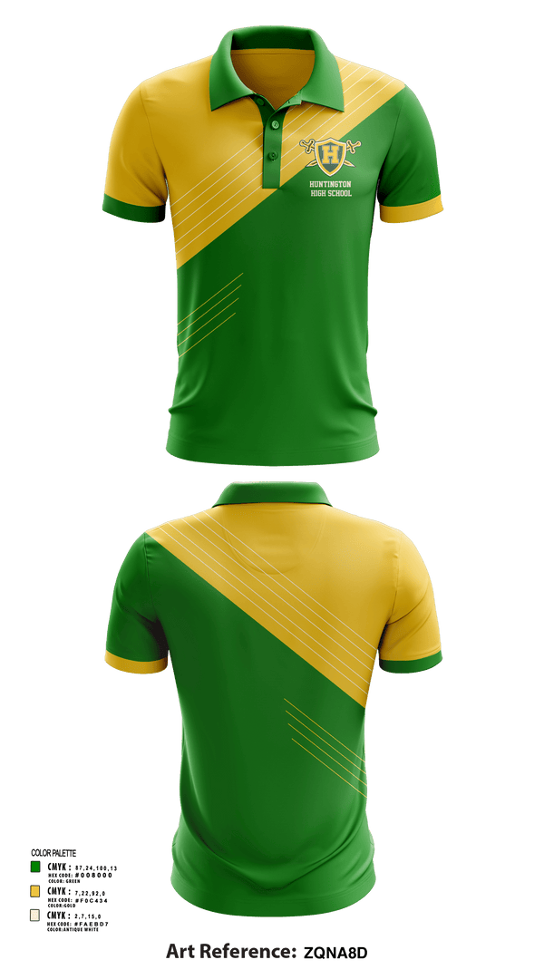 Short Sleeve Performance Polo, Huntington High School, Tennis, Teamtime, Team time, sublimation, custom sports apparel, team uniforms, spirit wear, spiritwear, sports uniforms, custom shirts, team store, custom team store, fundraiser sports, apparel fundraiser