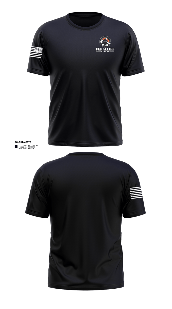 Old School Cotton Feel Shirt, Ferallife Guards, , Teamtime, Team time, sublimation, custom sports apparel, team uniforms, spirit wear, spiritwear, sports uniforms, custom shirts, team store, custom team store, fundraiser sports, apparel fundraiser