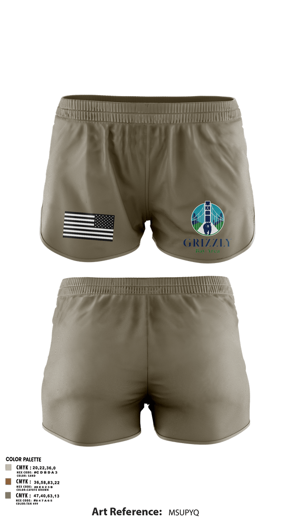 Ranger Panties, Grizzly bay area, , Teamtime, Team time, sublimation, custom sports apparel, team uniforms, spirit wear, spiritwear, sports uniforms, custom shirts, team store, custom team store, fundraiser sports, apparel fundraiser
