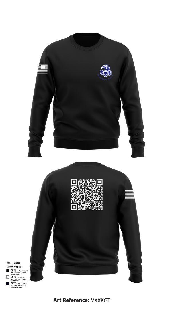 Crew Neck Sweatshirt, Randolph AFB Top III, , Teamtime, Team time, sublimation, custom sports apparel, team uniforms, spirit wear, spiritwear, sports uniforms, custom shirts, team store, custom team store, fundraiser sports, apparel fundraiser