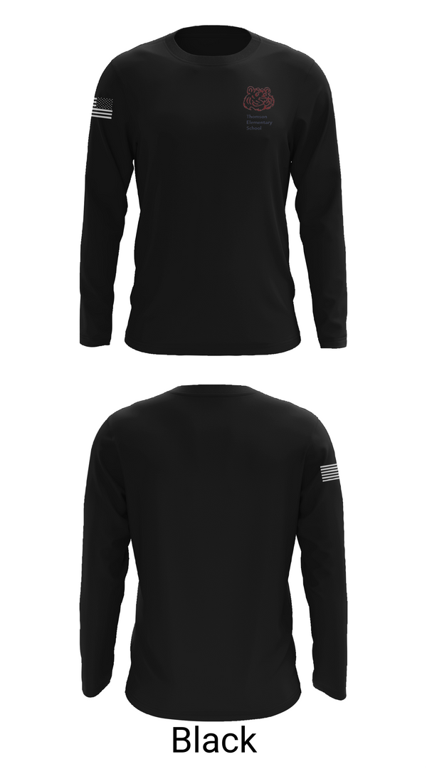 Long Sleeve Performance Shirt, Thomson Tigers Track and Field, Track & Field, Teamtime, Team time, sublimation, custom sports apparel, team uniforms, spirit wear, spiritwear, sports uniforms, custom shirts, team store, custom team store, fundraiser sports, apparel fundraiser