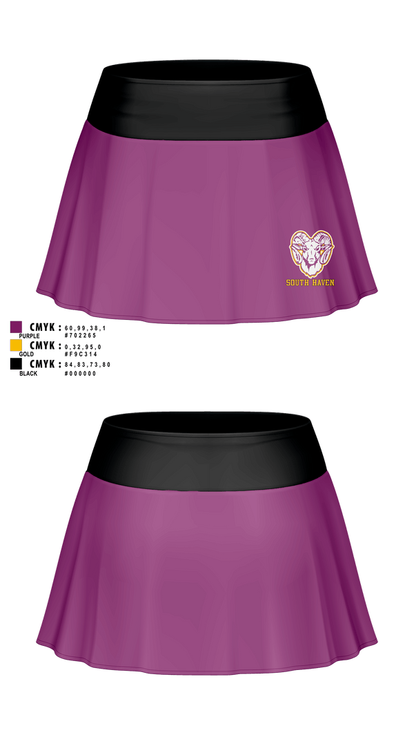 Skort, South Haven Tennis, Tennis, Teamtime, Team time, sublimation, custom sports apparel, team uniforms, spirit wear, spiritwear, sports uniforms, custom shirts, team store, custom team store, fundraiser sports, apparel fundraiser